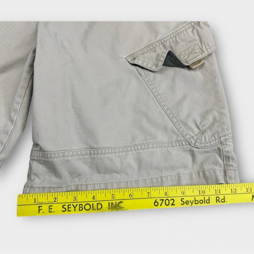 Rue21 Rue Jeans Mens Cargo Shorts Tan Khaki Cotton Size 34 Adjustable‎ Waist